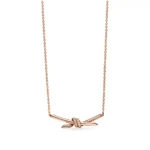 Tiffany Knot Pendant Necklace