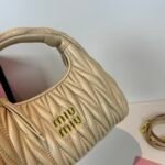 Miu Miu Wander matelassé nappa leather hobo bag handbag - Bag - Image 9