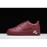 Nike Air Force 1 Low 07 LTHR Sail Team Red AJ728 - Shoes