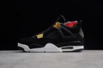 Air Jordan 4 Royalty Black/Metallic Gol - Shoes - Image 2