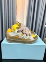Lanvin LEATHER CURB SNEAKERS - Shoes - Image 3