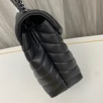 SAINT LAURENT Loulou Medium quilted leather shoulder bag black - Bag - Image 7