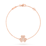 Van Cleef & Arpels Vinatge Frivole bracelet, Rose gold, diamonds, Mini model
