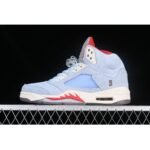 Air Jordan 5 TROPHY ROOM IR ICE BLUE ICE BLUE/SAIL-METALLIC GOLD-UNIVERSITY RED - Shoes