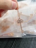 Tiffany Keys Fleur de Lis Key Pendant Necklace - Image 3