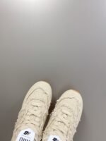 New Balance 574 Miu Miu Denim Colonial Beige Shoes - Image 7