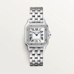 Cartier Panthère de Cartier watch, White Gold, Diamond, Medium Model