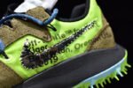 Off White x Nike Green/Brown Nylon And Suede Zoom Terra Kiger 5 Low Top Sneakers - Shoes - Image 6
