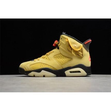 Travis Scott Air Jordan 6 yellow Cactus Jack CN108 - Shoes
