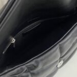 SAINT LAURENT Loulou Puffer Small Quilted Leather Shoulder Bag Black - Bag - Image 9