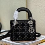 Dior Small Lady Dior Bag Black - Bag
