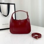 GUCCI Boarded Dyana Lux Calfskin Mini Jackie 1961 Hobo New Cherry Red - Bag - Image 2