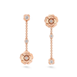 Chanel Extrait de Camélia transformable earrings