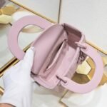 Dior Mini Lady Dior Bag Purple Ultramatte Calfskin - Bag - Image 5