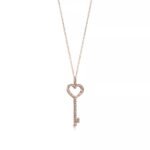 Tiffany Keys Heart Key Necklace