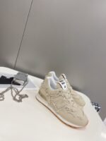 New Balance 574 Miu Miu Denim Colonial Beige Shoes - Image 5