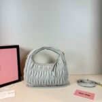 Miu Miu Wander matelassé nappa leather hobo bag handbag - Bag - Image 5