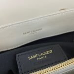 SAINT LAURENT Loulou medium quilted leather shoulder bag white - Bag - Image 9