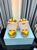 Lanvin LEATHER CURB SNEAKERS - Shoes - Image 2