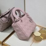 Dior Small Lady Dior Bag Purple Ultramatte Calfskin - Bag