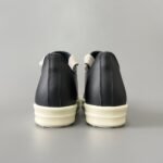Rick Owens Jumbo Lace Padded Sneaks Low Black Milk - Shoes - Image 6