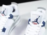 Jordan 4 RetroWhite Midnight Navy - Shoes - Image 7