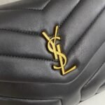 SAINT LAURENT Loulou Toy quilted leather shoulder bag black - Bag - Image 7