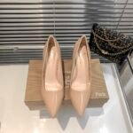 Christian Louboutin Kate Pumps Patent Calf Leather Beige-Shoes - Image 2