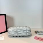 Miu Miu Wander matelassé nappa leather hobo bag handbag - Bag - Image 6