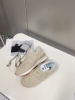 New Balance 574 Miu Miu Denim Colonial Beige Shoes - Image 4