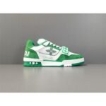 Louis Vuitton Trainer Green White - Shoes