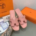 Hermes Oran Sandal Leather Sandals Slippers - Shoes - Image 6