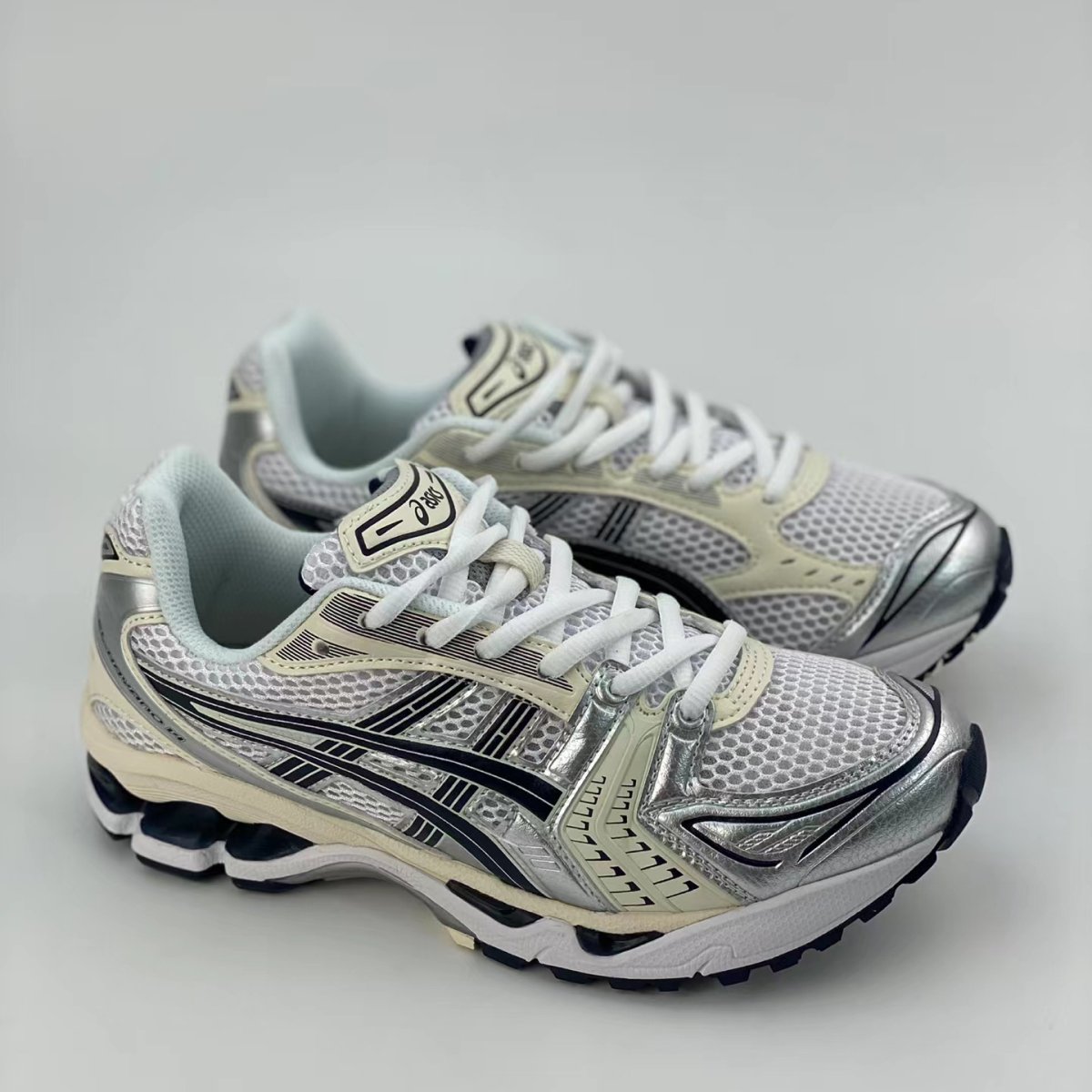 E9E6205F-FBFB-28A5-A68D-40C7B73B152A Asics JJJJound x Gel Kayano 14 - White Midnight - Shoes - Image 1
