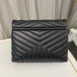 SAINT LAURENT Loulou Medium quilted leather shoulder bag black - Bag - Image 6