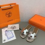 Hermes Oran Sandal Leather Sandals Slippers - Shoes
