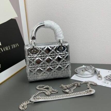 Dior Mini Lady Dior Bag Cannage Calfskin - Bag