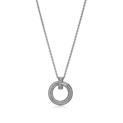 Tiffany T T1 Narrow Circle Pendant Necklace