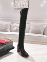 [TOP] Christian Louboutin Kate Botta 70mm Boots - Calf leather - Black Shoes - Image 10