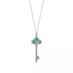 Tiffany Keys Fleur de Lis Key Necklace