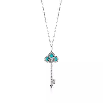 Tiffany Keys Fleur de Lis Key Necklace