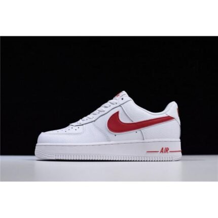 Nike Air Force 1 07 White Red AO242 - Shoes