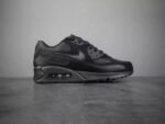 Nike Air Max 90 Leather Triple Black (2020) CZ559 - Shoes - Image 2
