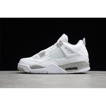 AIR JORDAN 4 WHITE OREO TECH GREY CT852 - Shoes