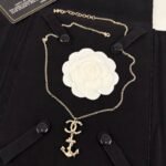 Chanel Double C Anchor Pendant Necklace - Image 2