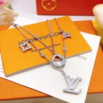 Louis Vuitton Silver double-layer Necklace - Image 2