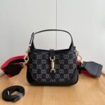 Gucci Mini Jackie 1961 Bag in Horsebit Black Denim and GHW - Bag