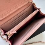 Chanel Chain Shoulder Crossbody Small Bag - Pink Bag - Image 10