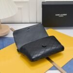 SAINT LAURENT BLACK GABY CHAIN PHONE HOLDER IN QUILTED Calfskin-BLACK HARDWARE - Bag - Image 6