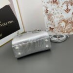 Dior lady bag 17cm lizard bag-Silver - Bag - Image 3