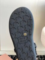 [TOP] MIU MIU Cotton cord thong sandals - Image 7